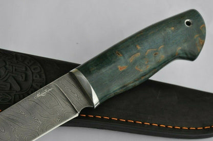 Nazarov Knives Damaszener Stahl Outdoor Jagdmesser