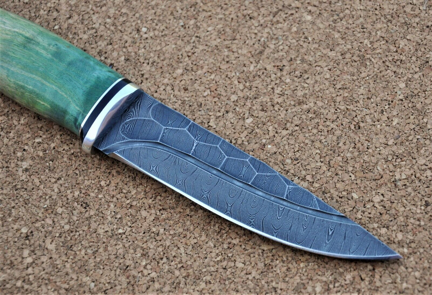 Damaszener Stahl Outdoor Jagd Damast Messer Nazarov Knives  Handarbeit HRC62