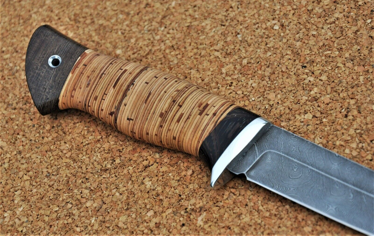 Damaszener Stahl Outdoor Jagd Messer Nazarov Knives Handarbeit HRC 62 Снегирь