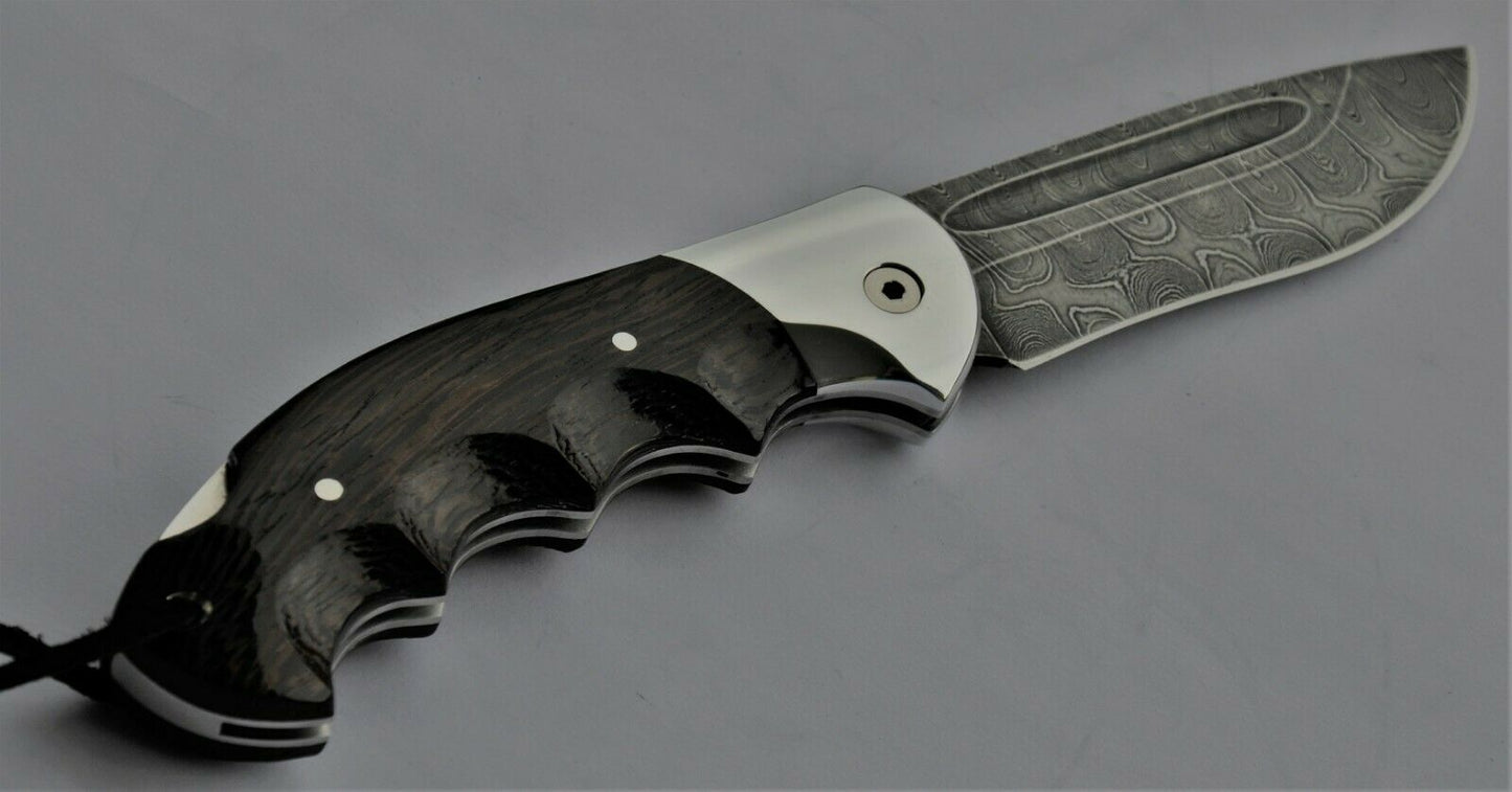 Nazarov Knives Russland Damast Stahl  Outdoor Орёл Klappmesser Handarbeit HRC62