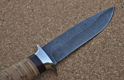 Damaszener Stahl Outdoor Jagdmesser Nazarov Knives