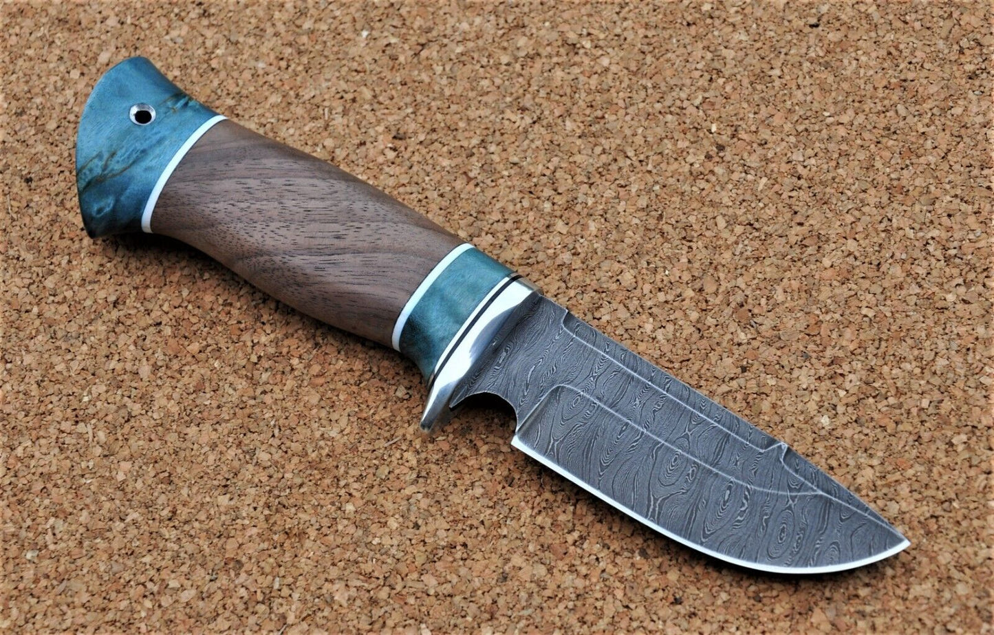 Damaszener Stahl Outdoor Jagd Damast Messer Nazarov Knives  Handarbeit HRC62