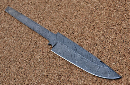 Exklusive Damast Klinge Rohling Messer Nazarov Knives HRC 62 Handarbeit Зубр