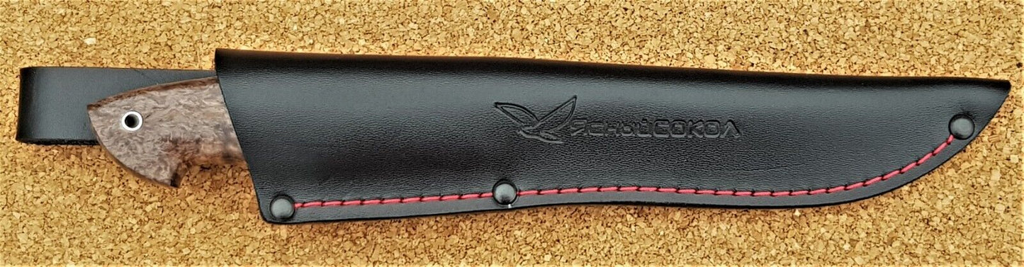 H12MF Stahl Outdoor Jagd Messer  Yasniy Sokol Russland Handarbeit HRC 61 Кабан