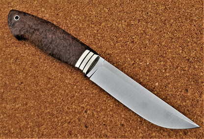 H12MF Stahl Outdoor Jagd Messer  Yasniy Sokol Russland Handarbeit HRC 61 Рысь