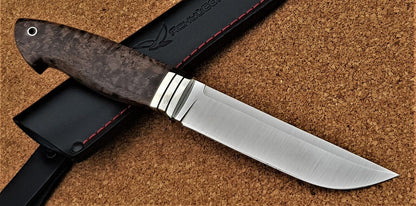 H12MF Stahl Outdoor Jagd Messer Yasniy Sokol Russland Handarbeit HRC 61 Ястреб