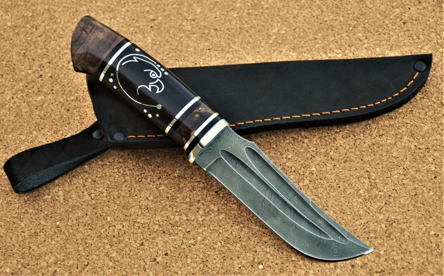 Damaszener Stahl Outdoor Jagdmesser Nazarov Knives