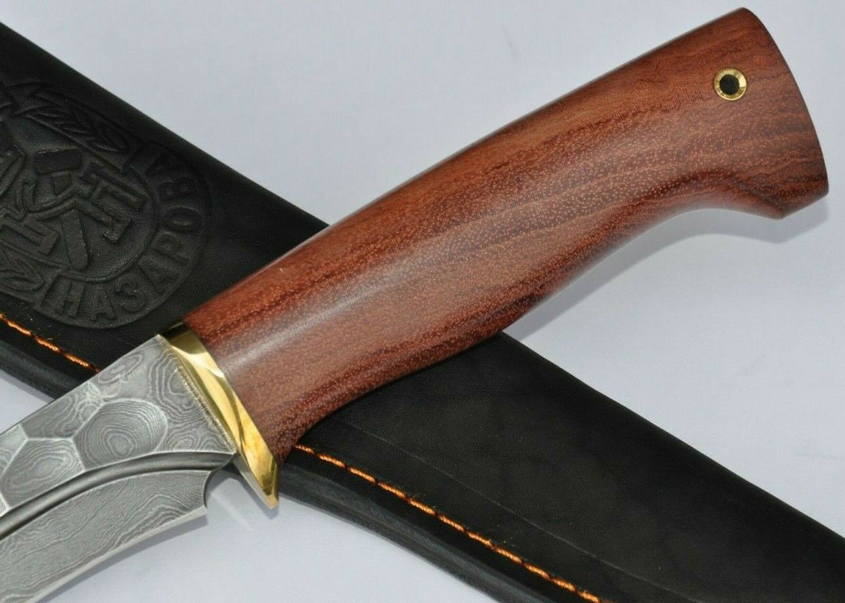 Nazarov Knives  Damaszener Stahl Outdoor Jagdmesser