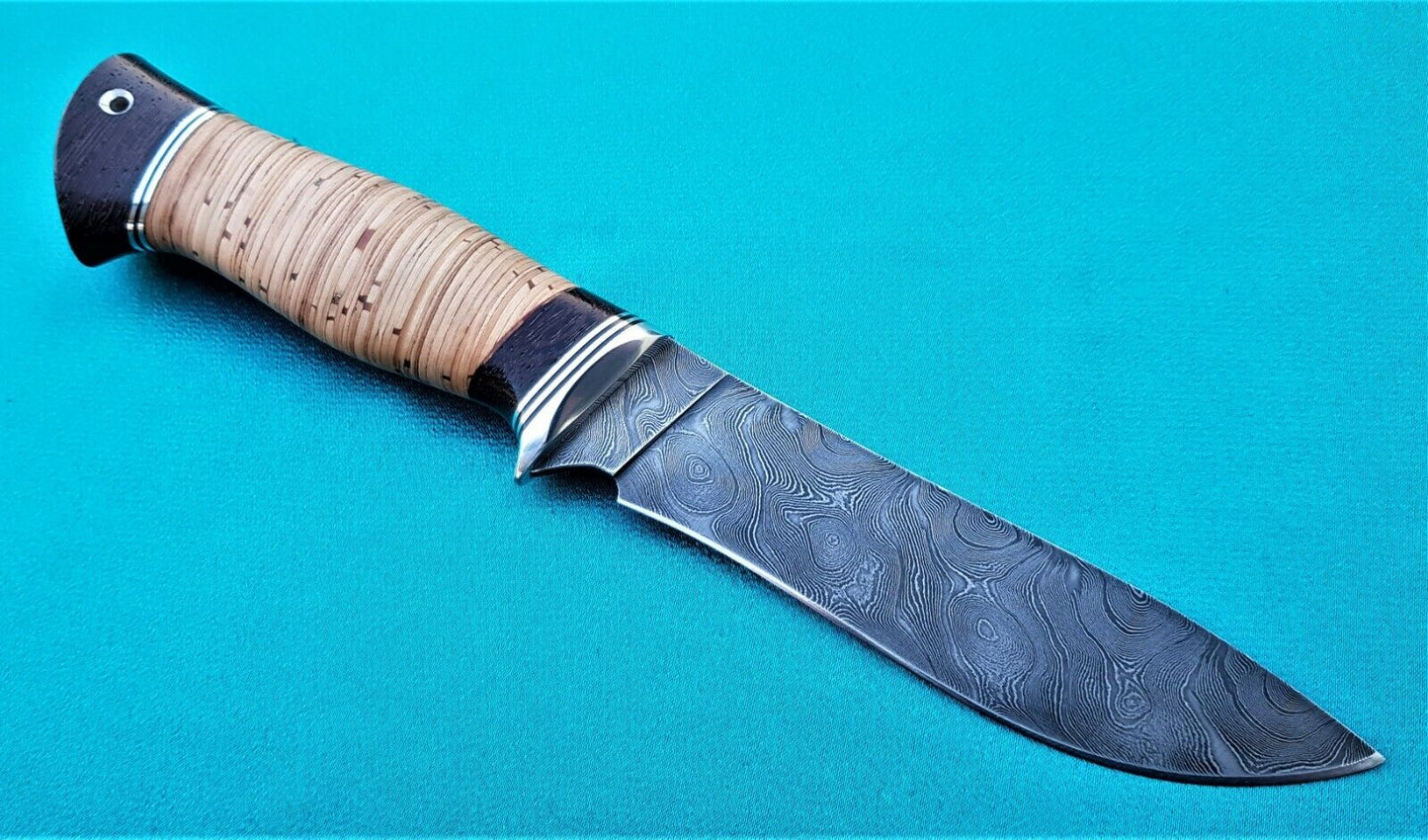 Damaszener Stahl Outdoor Jagdmesser Nazarov Knives