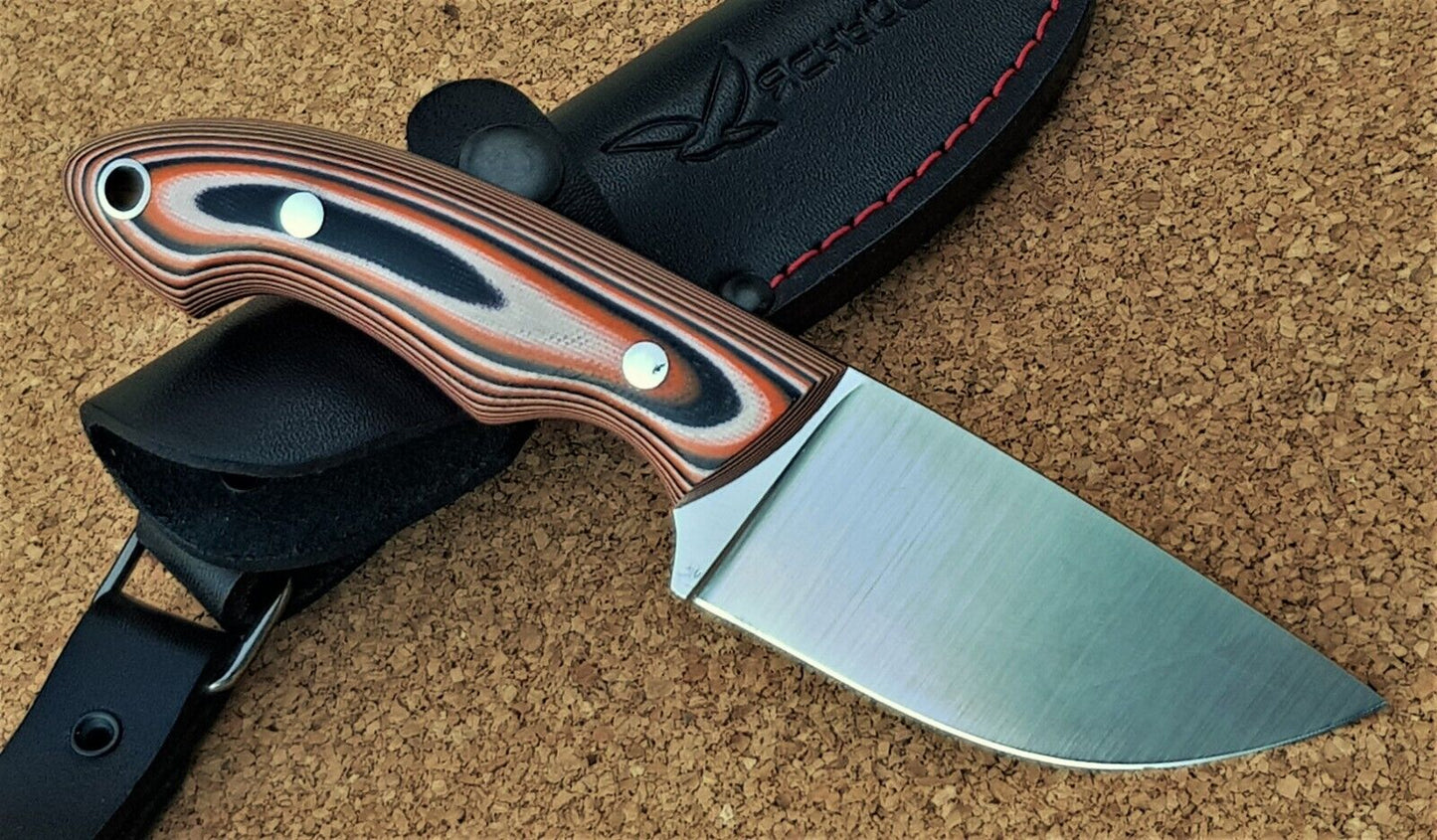 H12MF  Full Tang Outdoor Jagd Messer  Yasniy Sokol Handarbeit HRC 61 Барс