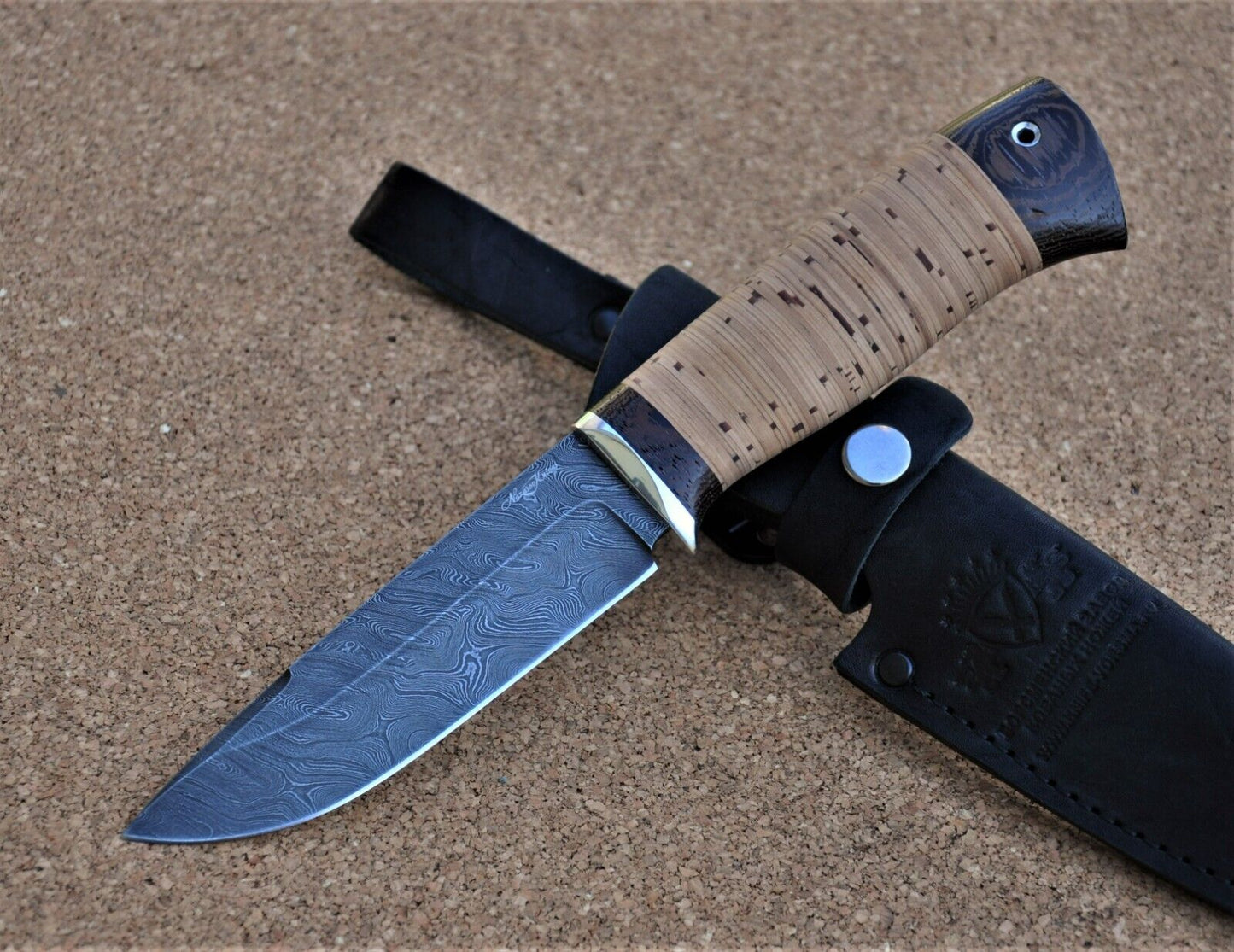 Damaszener Stahl Outdoor Jagd Messer Nazarov Knives Handarbeit HRC62 Анчар