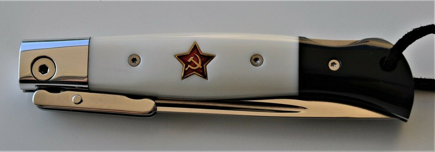 Nazarov Knives Russland Outdoor Klappmesser 95H18 Финка NKVD Handarbeit HRC 58