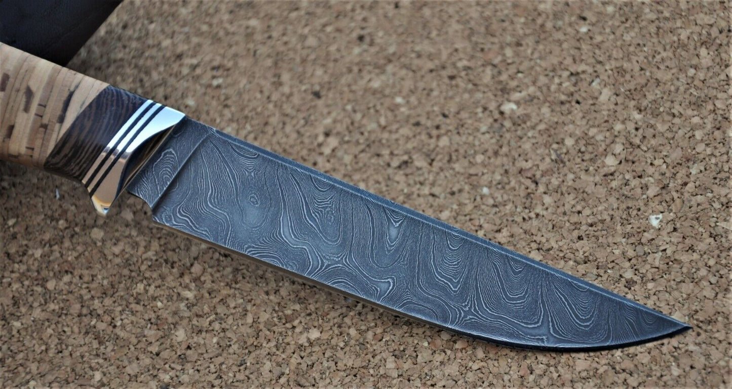 Damaszener Stahl Outdoor Jagdmesser Nazarov Knives