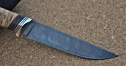 Damaszener Stahl Outdoor Jagdmesser Nazarov Knives