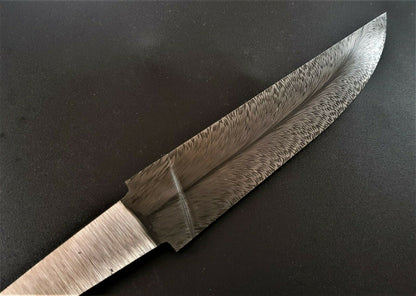 Exklusive Mosaik Damast Klinge Rohling Damascus Steel Messer HRC 60 Handarbeit