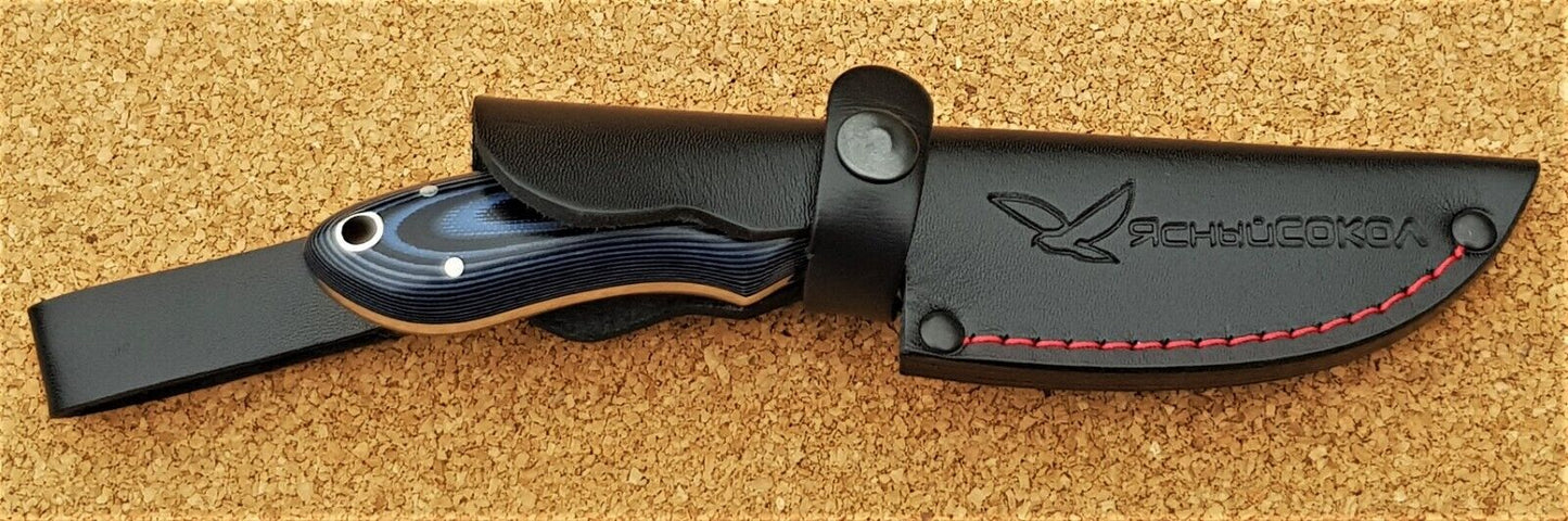 H12MF  Full Tang Outdoor Jagd Messer  Yasniy Sokol Handarbeit HRC 61 Сова