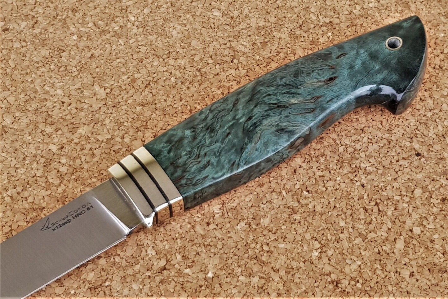 H12MF Stahl Outdoor Jagd Messer Yasniy Sokol Russland Handarbeit HRC 61 Соболь