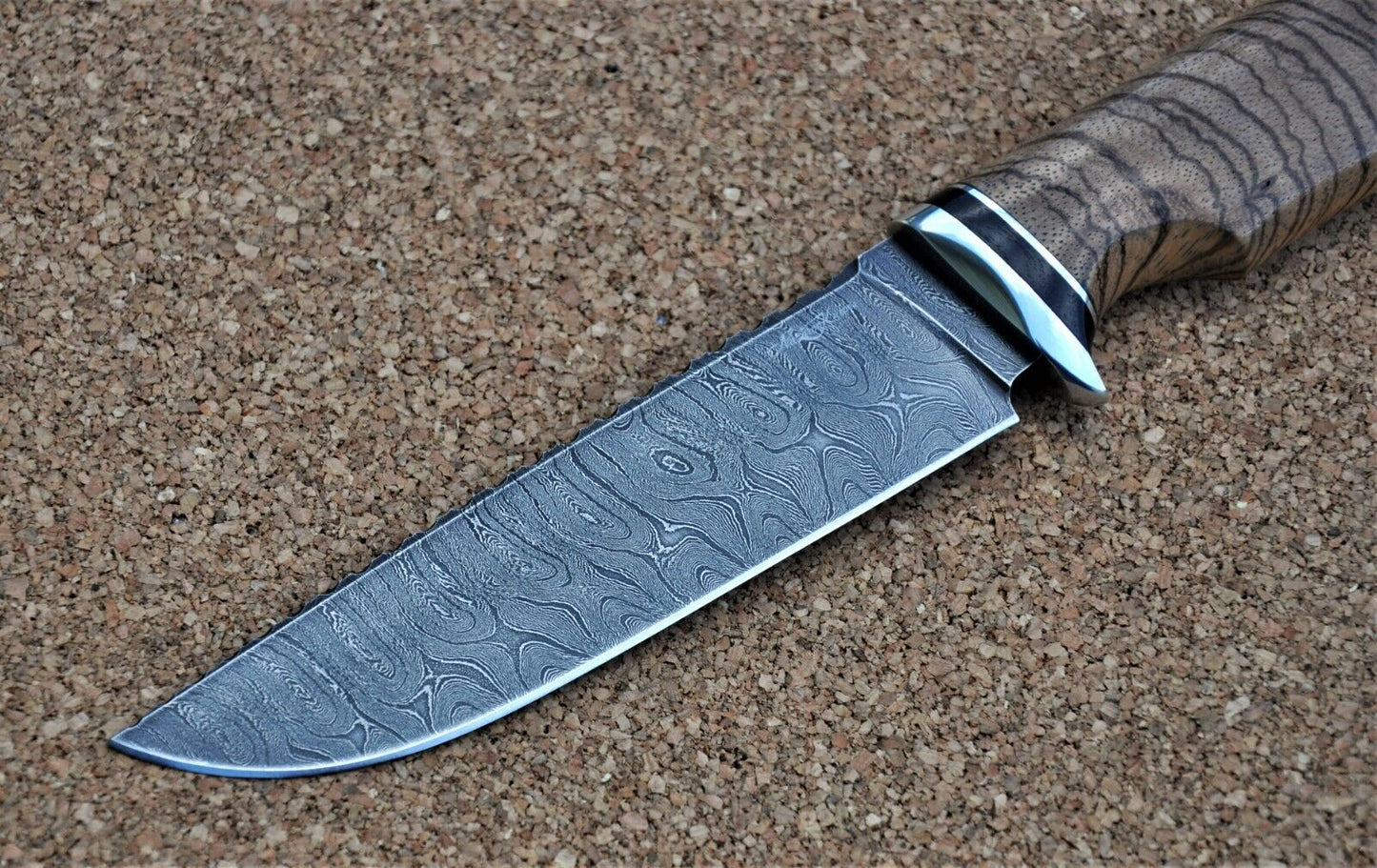 Damaszener Stahl Outdoor Jagd Messer Nazarov Knives Handarbeit HRC62 Барракуда