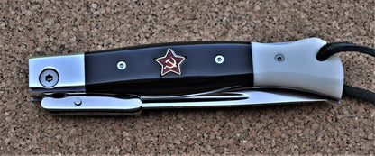 Nazarov Knives Klappmesser Finka NKVD 95H18 Stahl rostfrei  Handarbeit