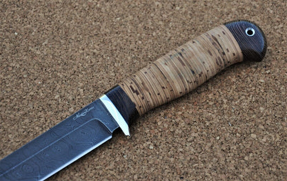 Damaszener Stahl Outdoor Jagdmesser Nazarov Knives