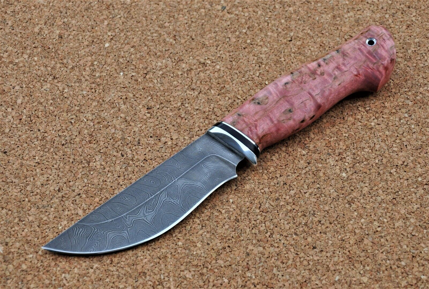 Damaszener Stahl Outdoor Jagd Damast Messer Nazarov Knives  Handarbeit HRC62