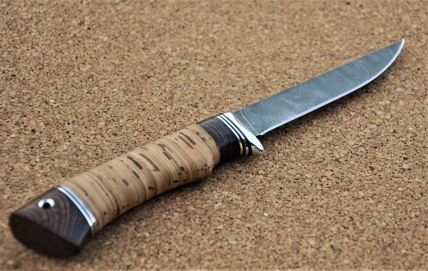 Damaszener Stahl Outdoor Jagdmesser Nazarov Knives