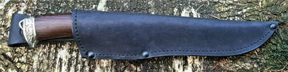 A.Marushin  Outdoor Jagdmesser Damaszener Stahl  Handarbeit