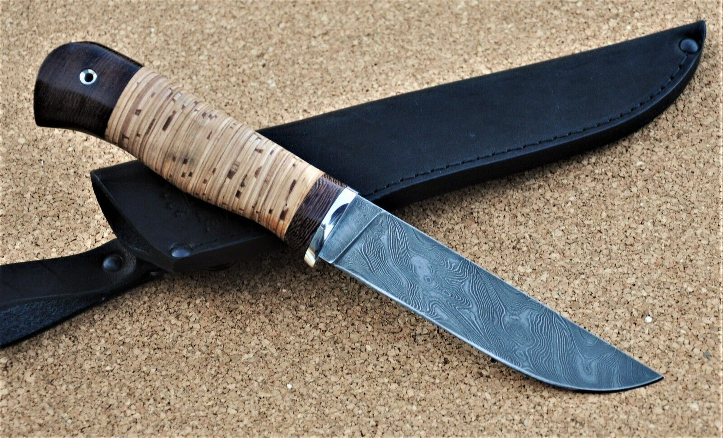 Damaszener Stahl Outdoor Jagdmesser Nazarov Knives