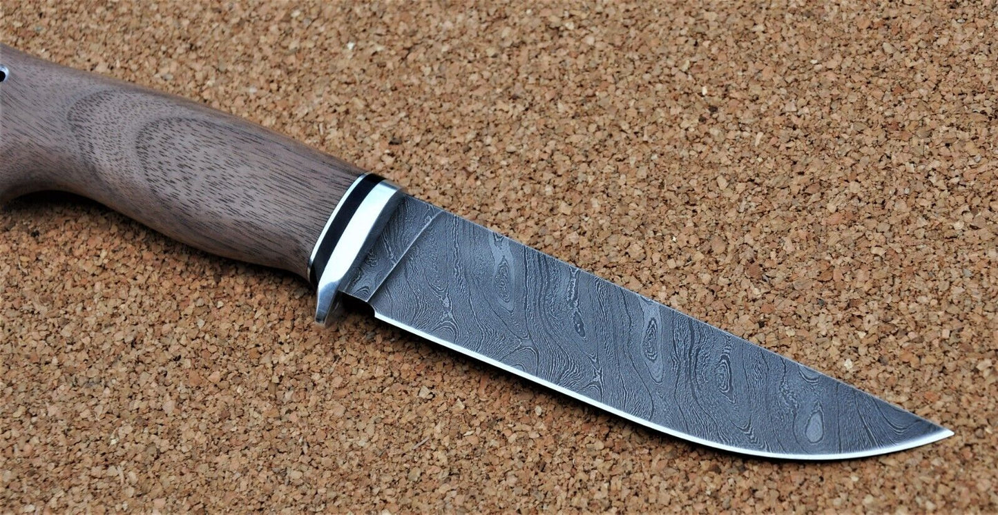 Damaszener Stahl Outdoor Jagd Damast Messer Nazarov Knives  Handarbeit HRC62