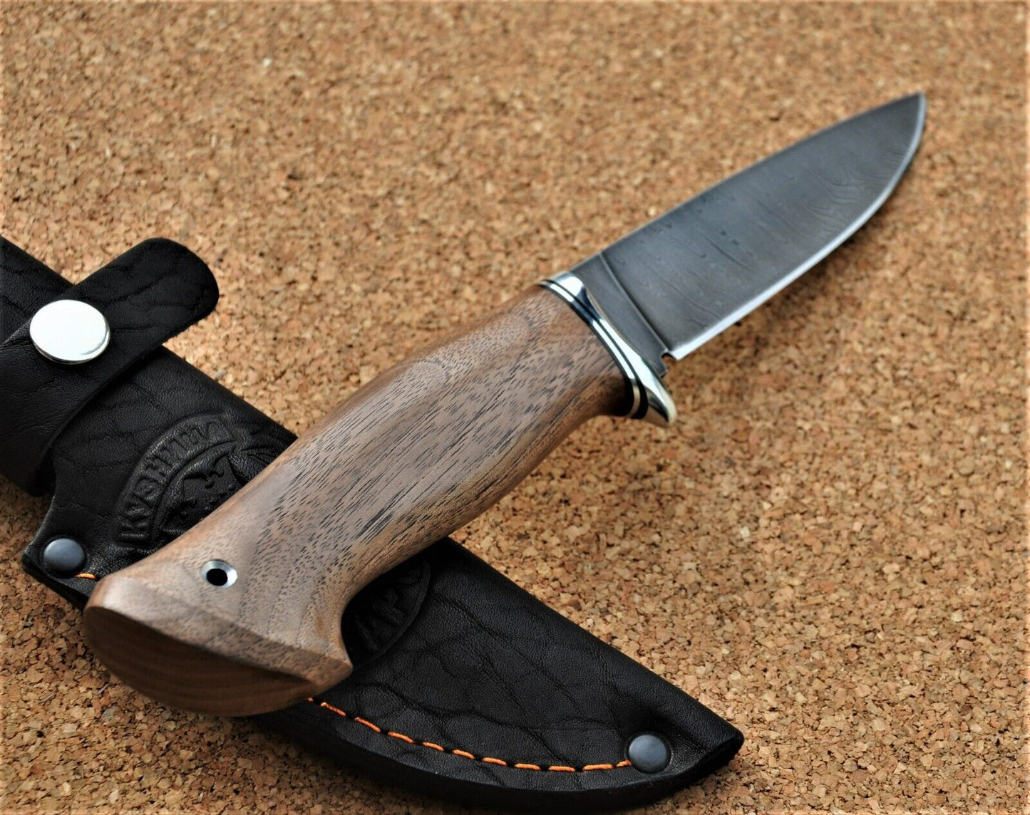 Damaszener Stahl Outdoor Jagd Damast Messer Nazarov Knives  Handarbeit HRC62