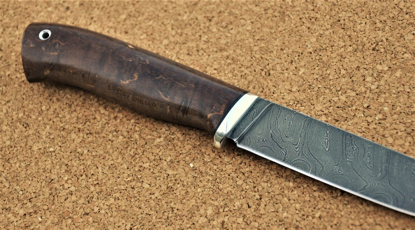 Damaszener Stahl Outdoor Jagdmesser Nazarov Knives