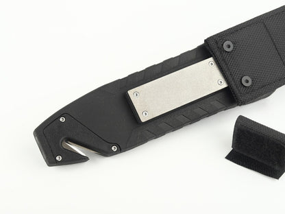 Fahrten Outdoor Freizeit Messer Gurtschneider Feuerstarter Ganzo  G8012V2 HRC 58