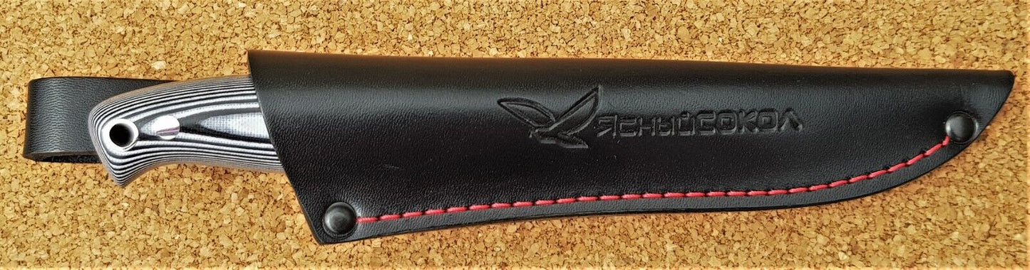 H12MF  Full Tang Outdoor Jagd Messer  Yasniy Sokol Handarbeit HRC61 Акулёнок