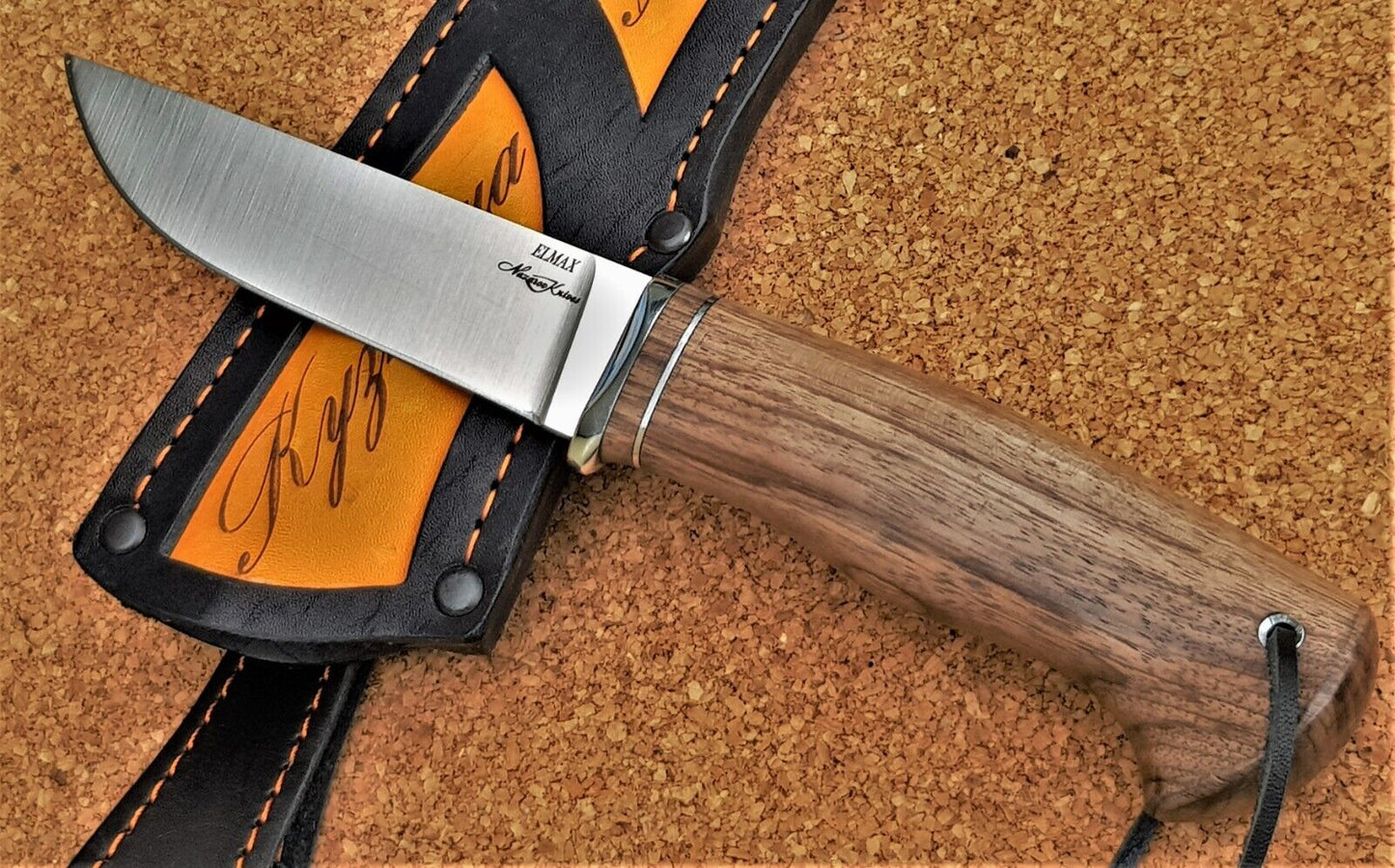 Elmax ROSTFREI Outdoor JagdMesser NazarovKnives Russland Handarbeit HRC62 Беркут