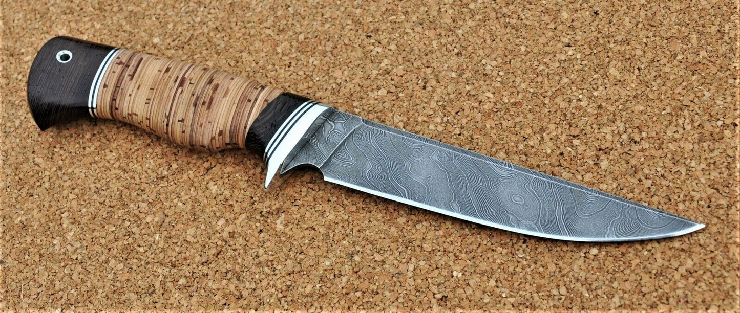 Damaszener Stahl Outdoor Jagd Messer Nazarov Knives Handarbeit HRC62 Байкал