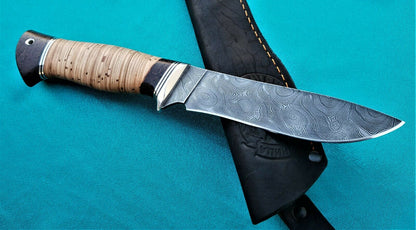 Damaszener Stahl Outdoor Jagdmesser Nazarov Knives