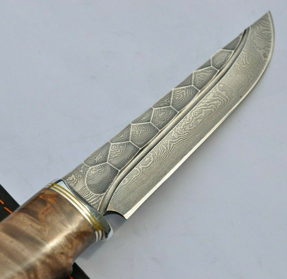 Nazarov Knives Damaszener Stahl Outdoor Jagdmesser