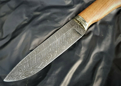 A.Marushin Outdoor Jagdmesser Damaszener Stahl Handarbeit