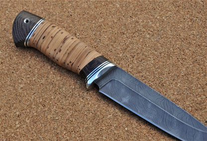 Damaszener Stahl Outdoor Jagdmesser Nazarov Knives