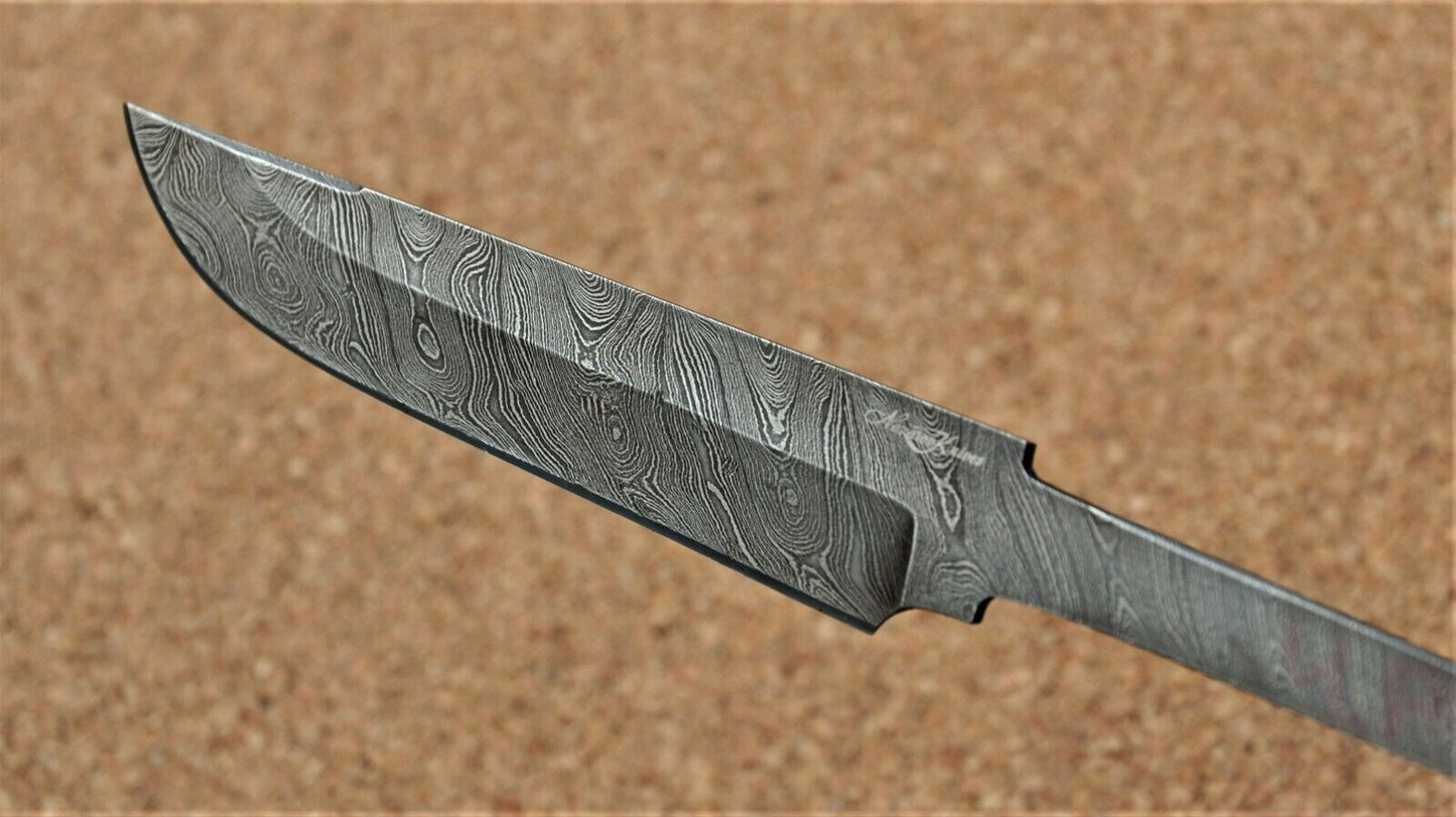 Exklusive Damast Klinge Rohling Messer Nazarov Knives HRC 62 Handarbeit Ирбис