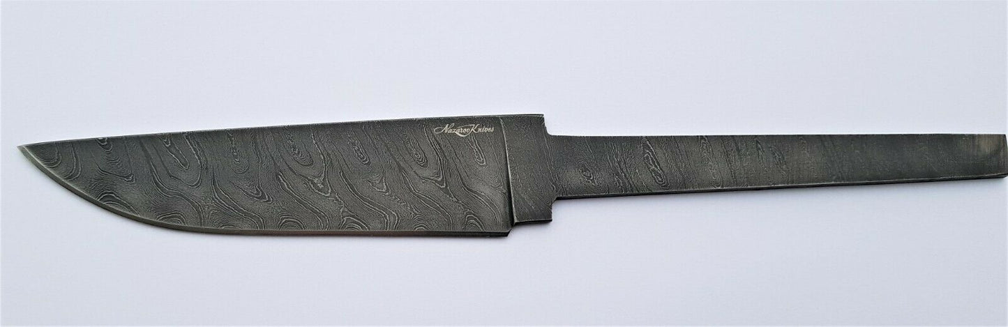 Exklusive Damast Klinge Rohling Messer Nazarov Knives HRC 62 Handarbeit Барс