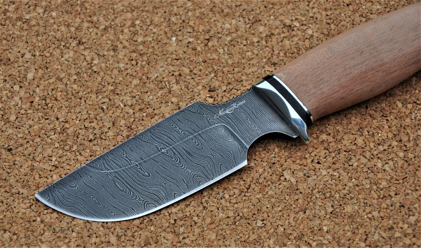 Damaszener Stahl Outdoor Jagd Damast Messer Nazarov Knives  Handarbeit HRC62