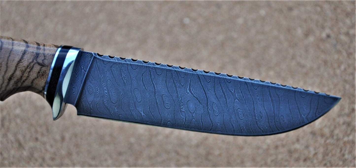 Damaszener Stahl Outdoor Jagd Messer Nazarov Knives Handarbeit HRC62 Барракуда