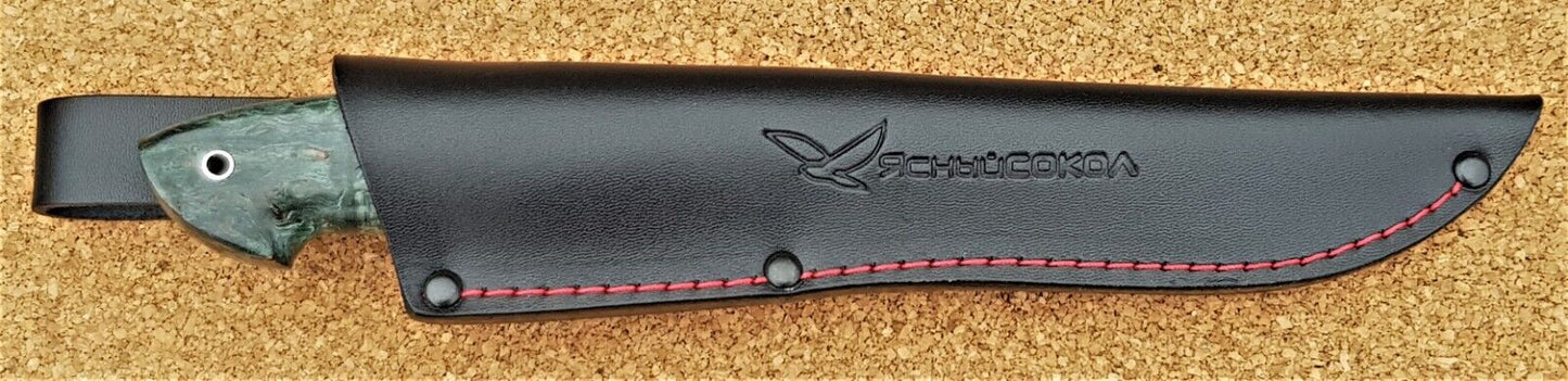 H12MF Stahl Outdoor Jagd Messer  Yasniy Sokol Russland Handarbeit HRC 61 Кабан