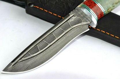 Nazarov Knives  Damaszener Stahl Outdoor Jagdmesser