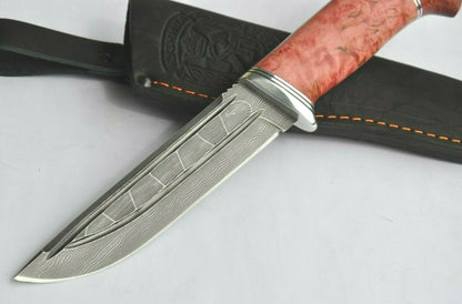 Nazarov Knives Damaszener Stahl Outdoor Jagdmesser