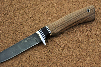 Damaszener Stahl Outdoor Jagdmesser Nazarov Knives