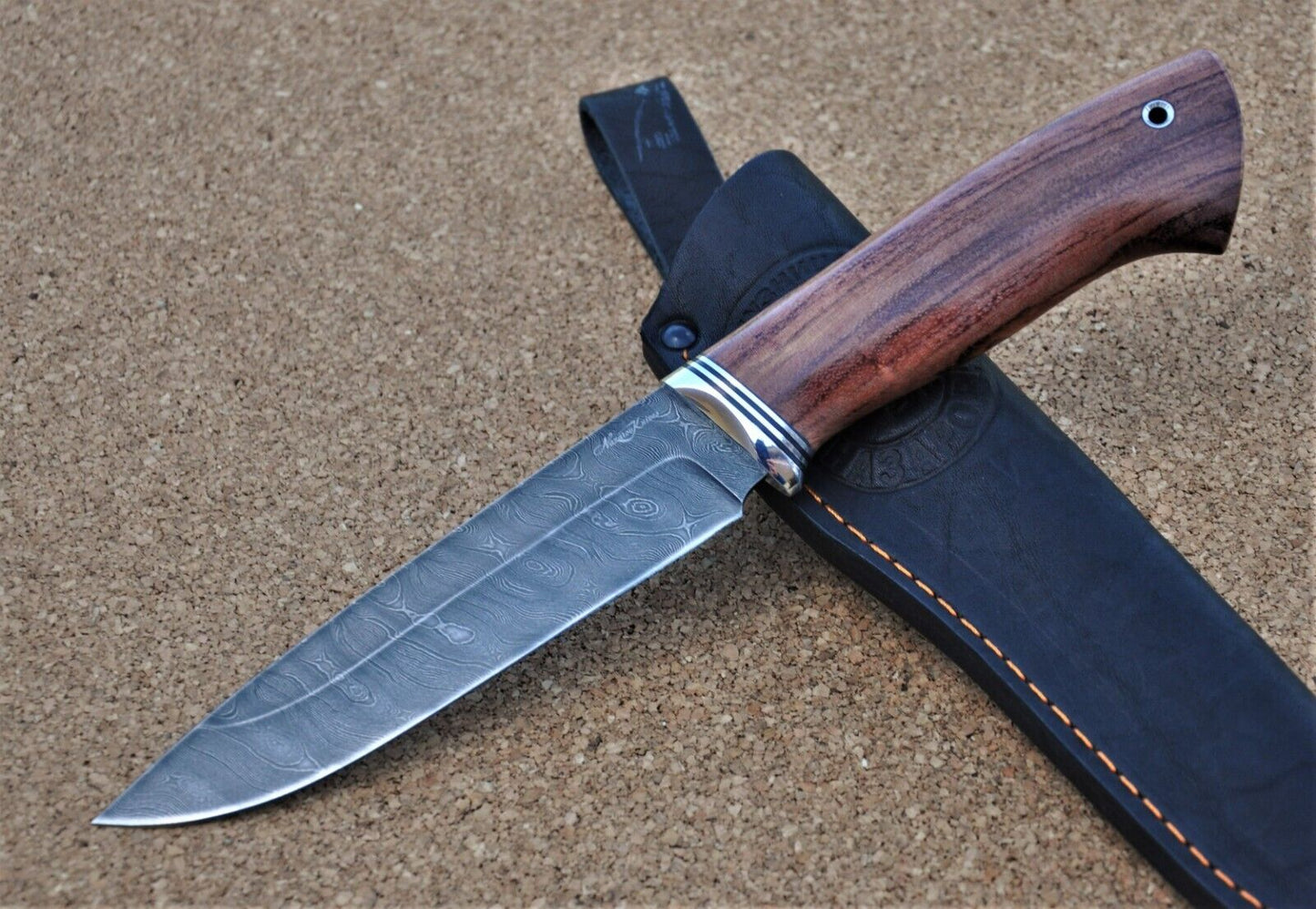 Damaszener Stahl Outdoor Jagdmesser Nazarov Knives