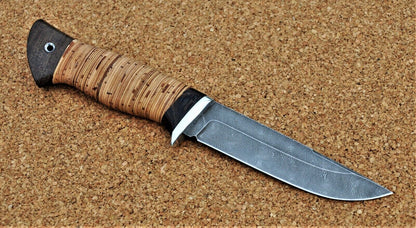 Damaszener Stahl Outdoor Jagd Messer Nazarov Knives Handarbeit HRC 62 Снегирь