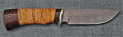 Damaszener Stahl OutdoorMesser Nazarov Knives Russland Handarbeit HRC62Универсал